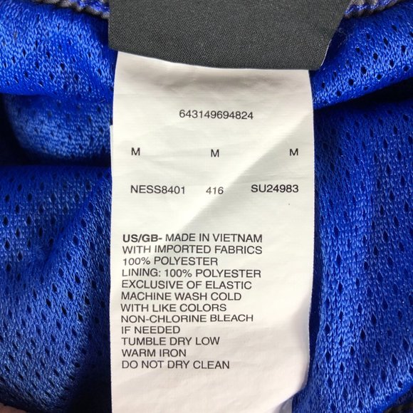 Nike Swim Shorts Men's Medium Blue & Silver Performance Swimming Trunks - Picture 4 of 11